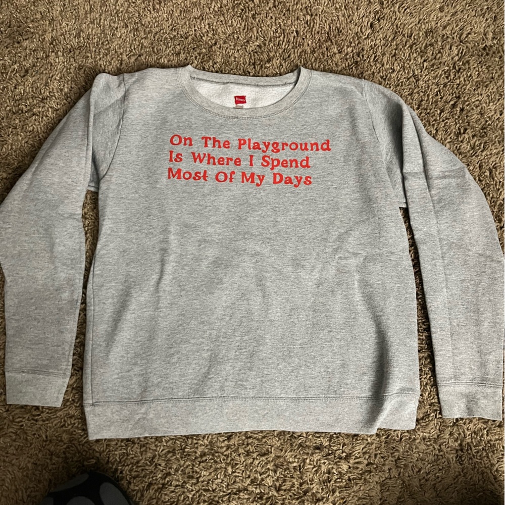 Pressed crew neck
